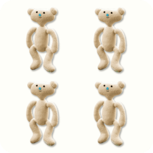 Bear Alpha Plush 4PCS